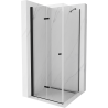 Mexen Lima foldable shower cabin 110 x 110 cm, transparent, black - 856-110-110-70-00