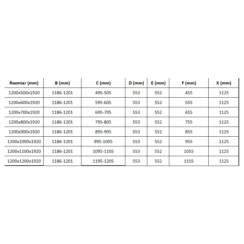 Mexen Lima foldable shower enclosure 120 x 110 cm, transparent, black - 856-120-110-70-00