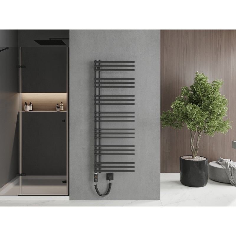 Mexen Neptun electric radiator 1400 x 500 mm, 600 W, anthracite - W101-1400-500-2600-66