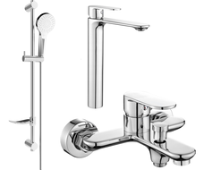 Mexen Milo DF05 bathtub set, Chrome - 71313DF05-00