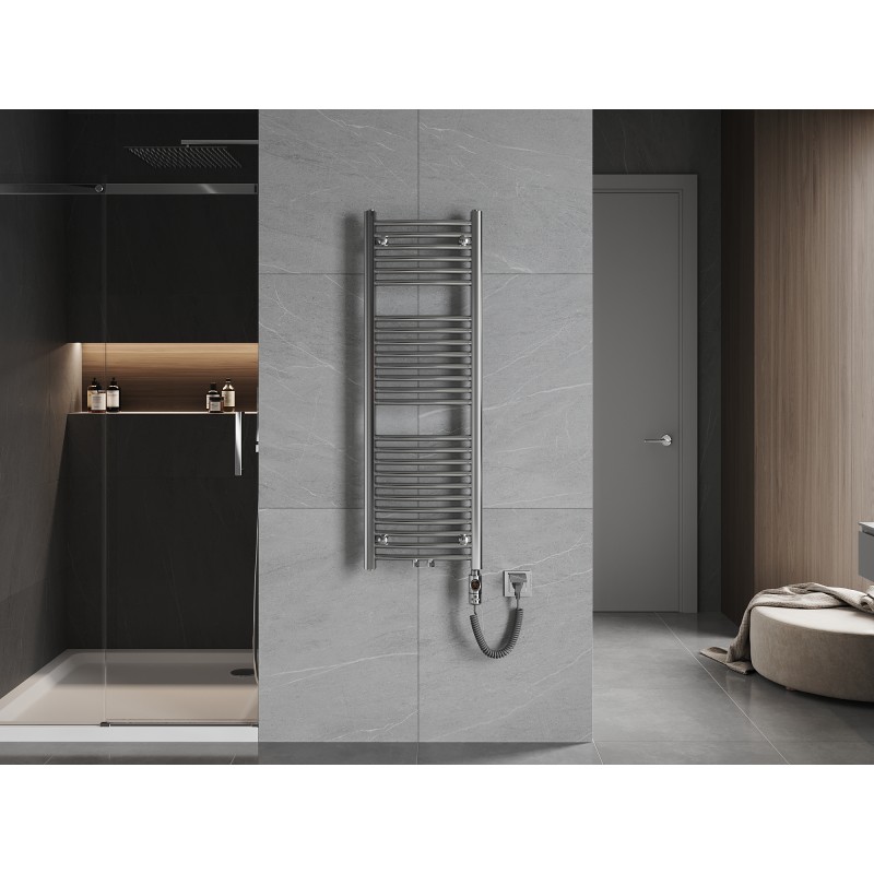 Mexen Ares Electric Radiator 1200 x 400 mm, 300 W, Chrome - W102-1200-400-2300-01