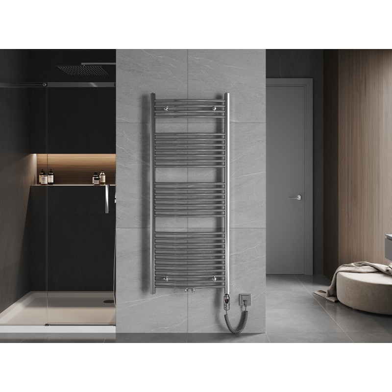 Mexen Ares electric radiator 1500 x 600 mm, 600 W, chrome - W102-1500-600-2600-01