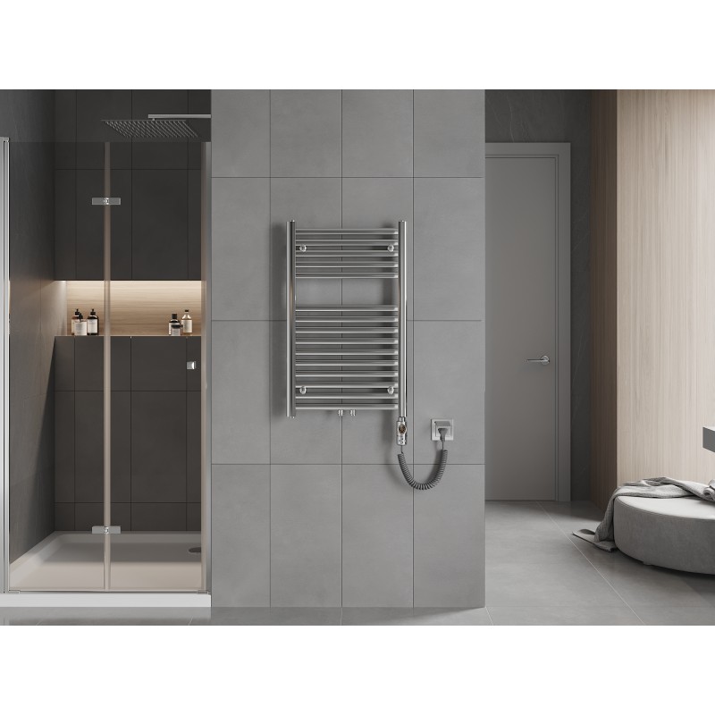 Mexen Hades Electric Radiator 800 x 500 mm, 300 W, Chrome - W104-0800-500-2300-01