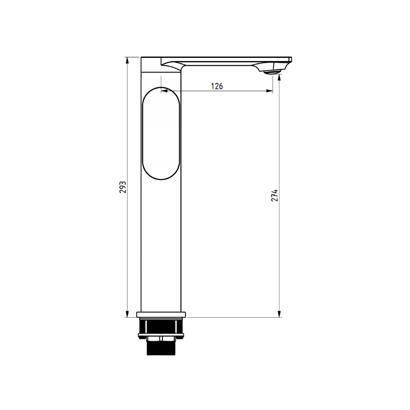 Mexen Milo DF05 bath set, chrome - 713153DF05-00
