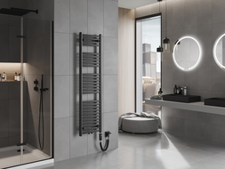 Mexen Hades electric radiator 1500 x 400 mm, 600 W, black - W104-1500-400-2600-70