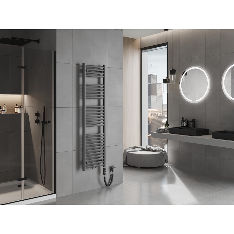 Mexen Hades Electric Radiator 1500 x 400 mm, 600 W, Anthracite - W104-1500-400-2600-66