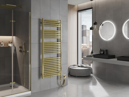 Mexen Hades electric radiator 1500 x 600 mm, 600 W, gold - W104-1500-600-2600-50