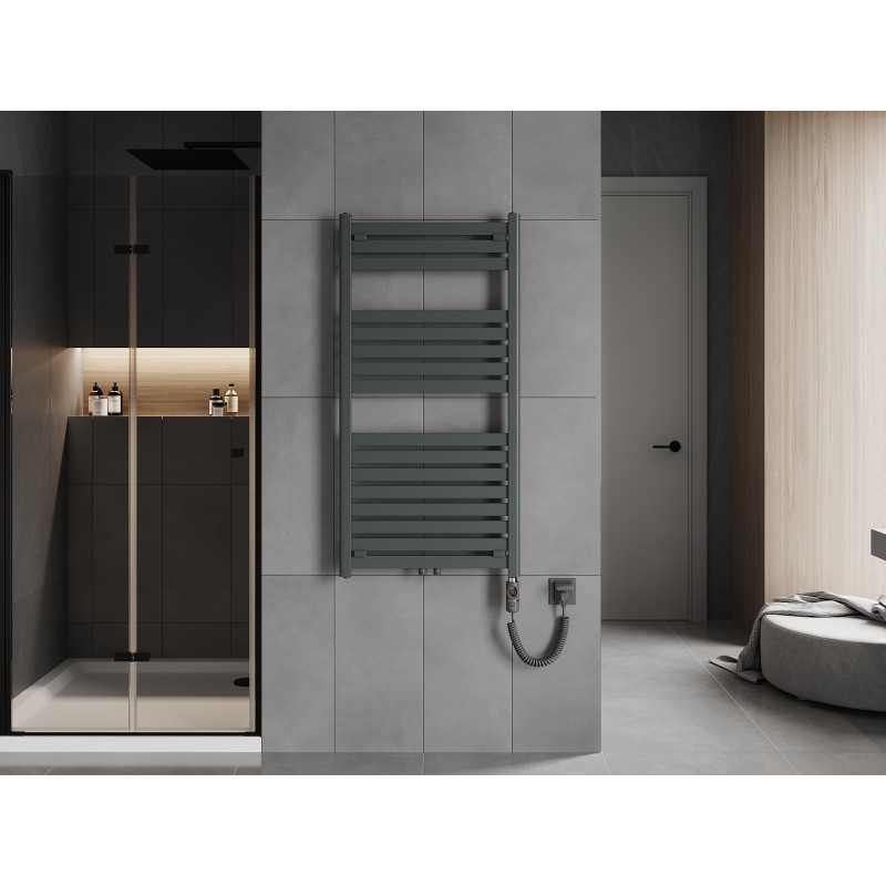 Mexen Uran electric radiator 1200 x 600 mm, 600 W, anthracite - W105-1200-600-2600-66