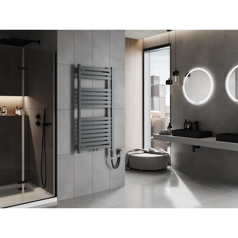 Mexen Uran electric radiator 1200 x 600 mm, 600 W, anthracite - W105-1200-600-2600-66