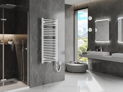 Mexen Pluton electric radiator 1200 x 500 mm, 600 W, white - W106-1200-500-2600-20