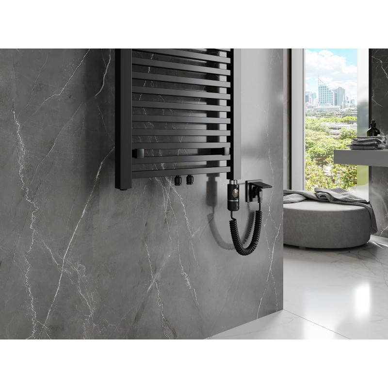 Mexen Pluton Electric Radiator 1200 x 500 mm, 600 W, Black - W106-1200-500-2600-70