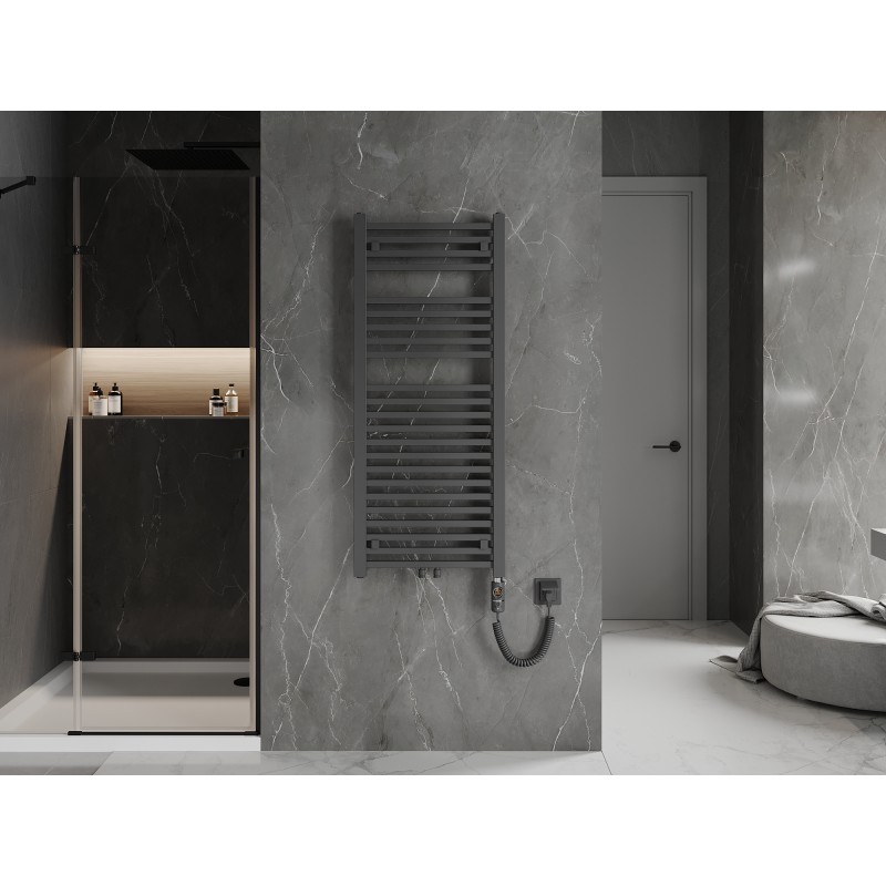 Mexen Pluton electric radiator 1200 x 500 mm, 600 W, anthracite - W106-1200-500-2600-66