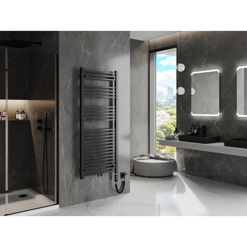 Mexen Pluton electric radiator 1450 x 600 mm, 900 W, black - W106-1450-600-2900-70