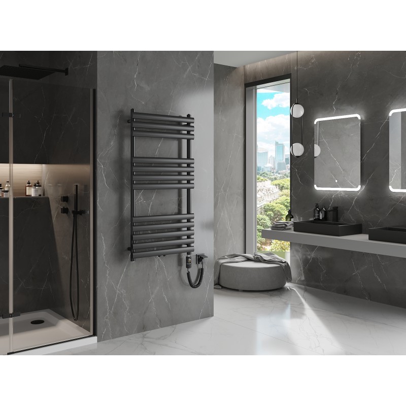 Mexen Jowisz electric radiator 1200 x 600 mm, 600 W, black - W107-1200-600-2600-70