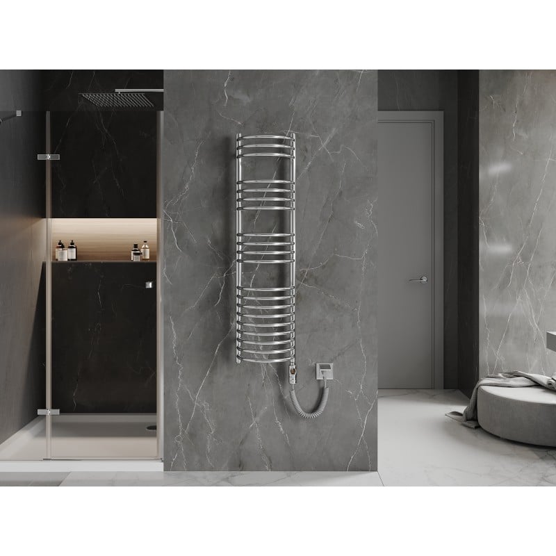 Mexen Eros electric radiator 1200 x 318 mm, 300 W, chrome - W112-1200-318-2300-01