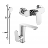 Mexen Milo DF05 shower set, Chrome - 713054DF05-00