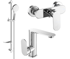 Mexen Milo DF05 shower set, Chrome - 713054DF05-00