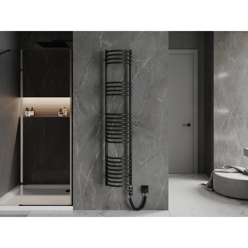 Mexen Eros electric radiator 1600 x 318 mm, 600 W, black - W112-1600-318-2600-70