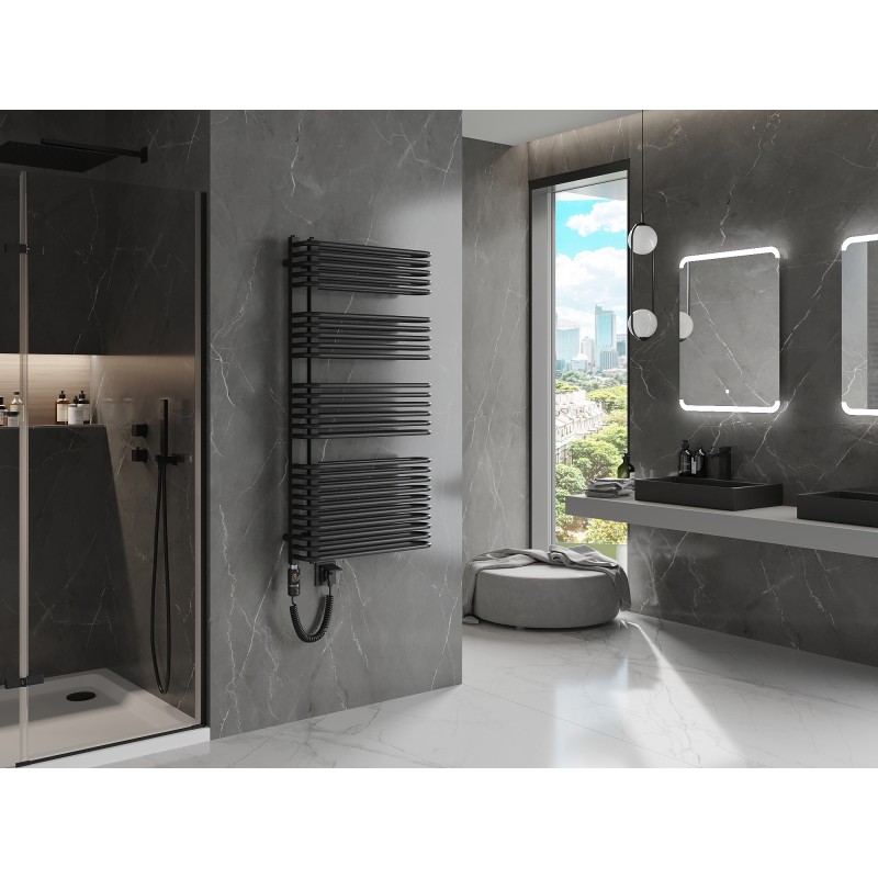 Mexen Amor electric radiator 1200 x 600 mm, 900 W, black - W120-1200-600-2900-70