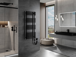 Mexen Apollo electric radiator 1210 x 450 mm, 600 W, black - W117-1210-450-2600-70