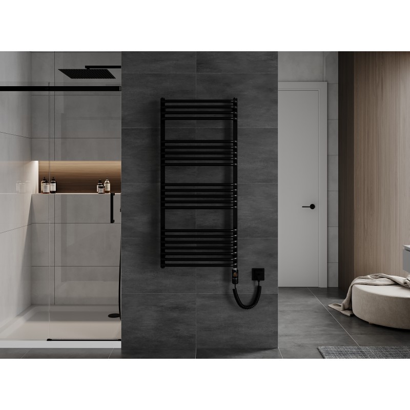 Mexen Apollo electric radiator 1210 x 550 mm, 600 W, black - W117-1210-550-2600-70