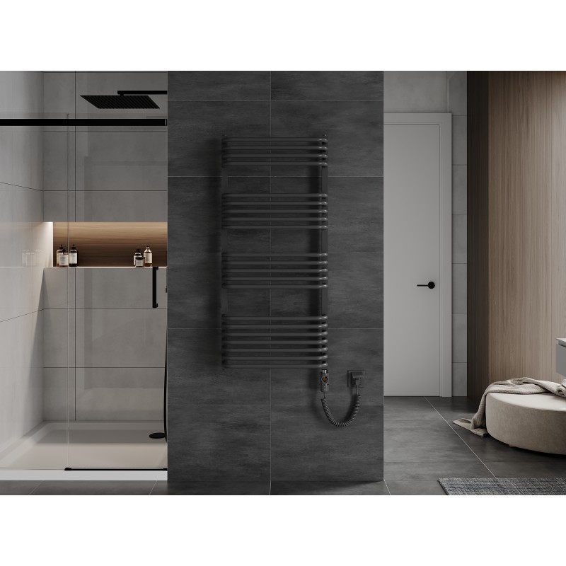 Mexen Apollo electric radiator 1210 x 550 mm, 600 W, anthracite - W117-1210-550-2600-66