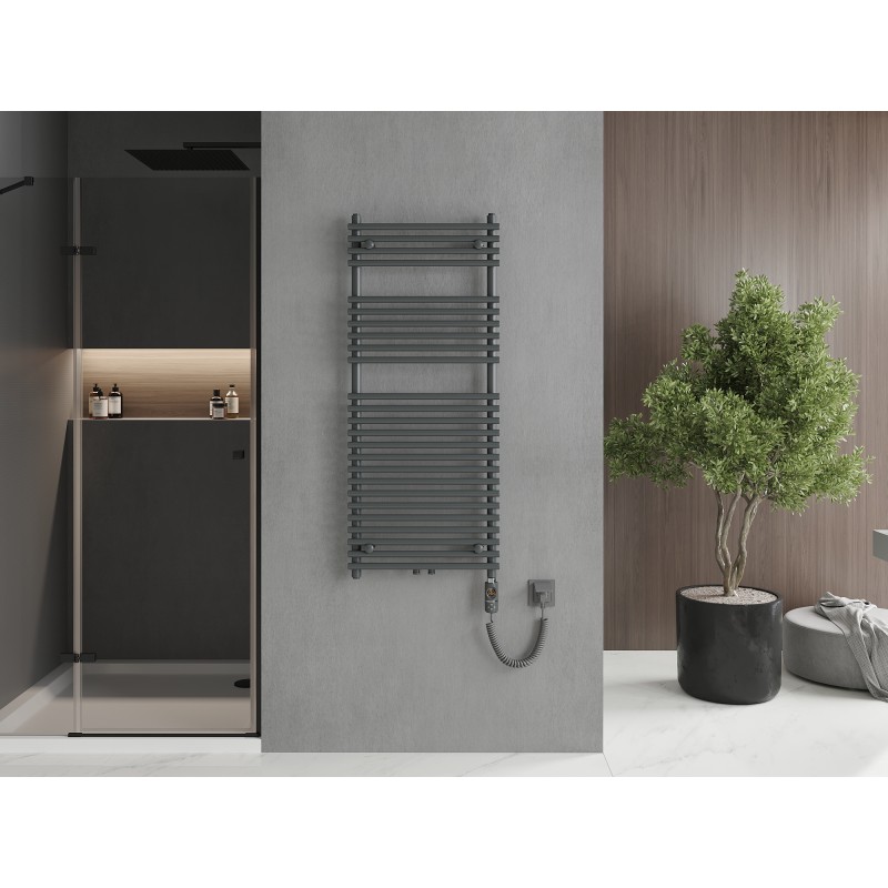 Mexen Sol electric radiator 1200 x 500 mm, 600 W, anthracite - W125-1200-500-2600-66