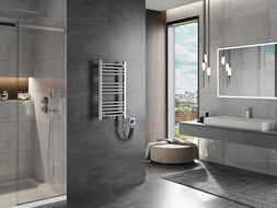 Mexen Mars electric radiator 700 x 400 mm, 300 W, chrome - W110-0700-400-2300-01