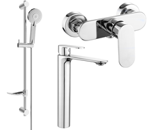 Mexen Milo DF40 shower set, Chrome - 71314DF40-00
