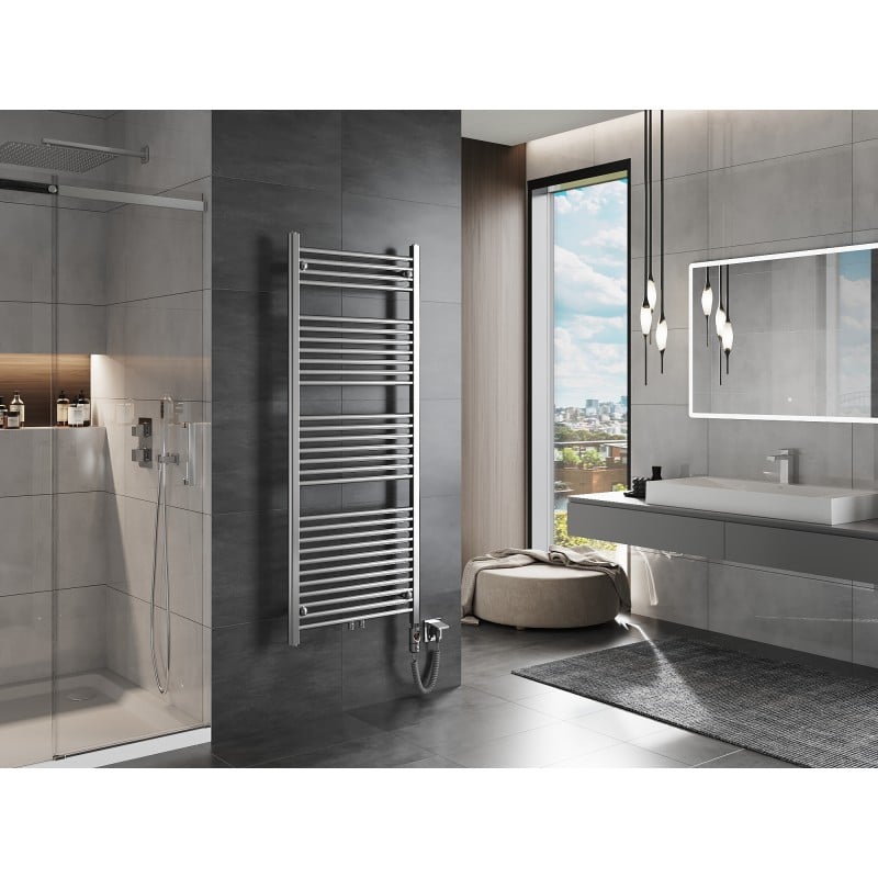 Mexen Mars electric radiator 1500 x 600 mm, 600 W, chrome - W110-1500-600-2600-01