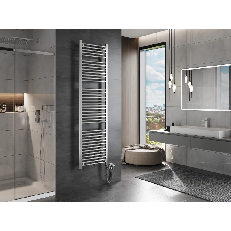 Mexen Mars Electric Radiator 1800 x 500 mm, 600 W, Chrome - W110-1800-500-2600-01