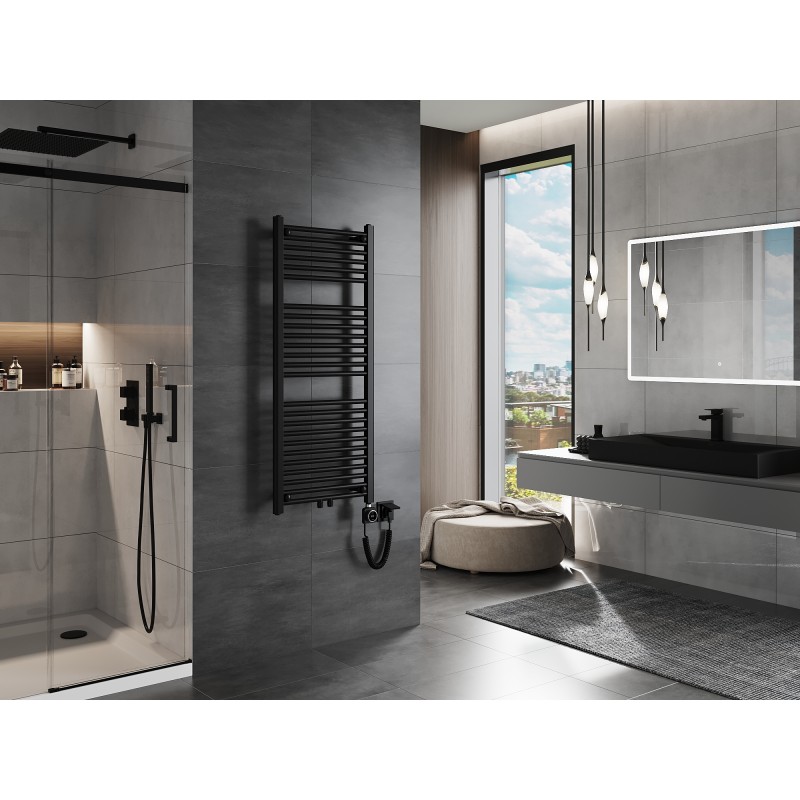 Mexen Mars Electric Radiator 1200 x 500 mm, 500 W, Black - W110-1200-500-6500-70