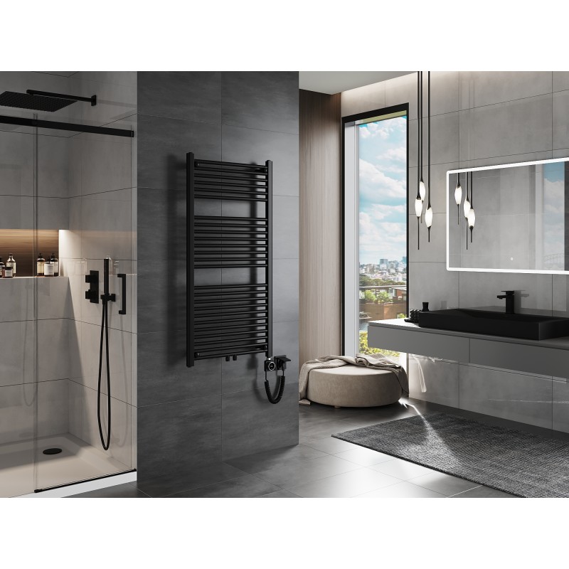 Mexen Mars Electric Radiator 1200 x 600 mm, 600 W, Black - W110-1200-600-6600-70