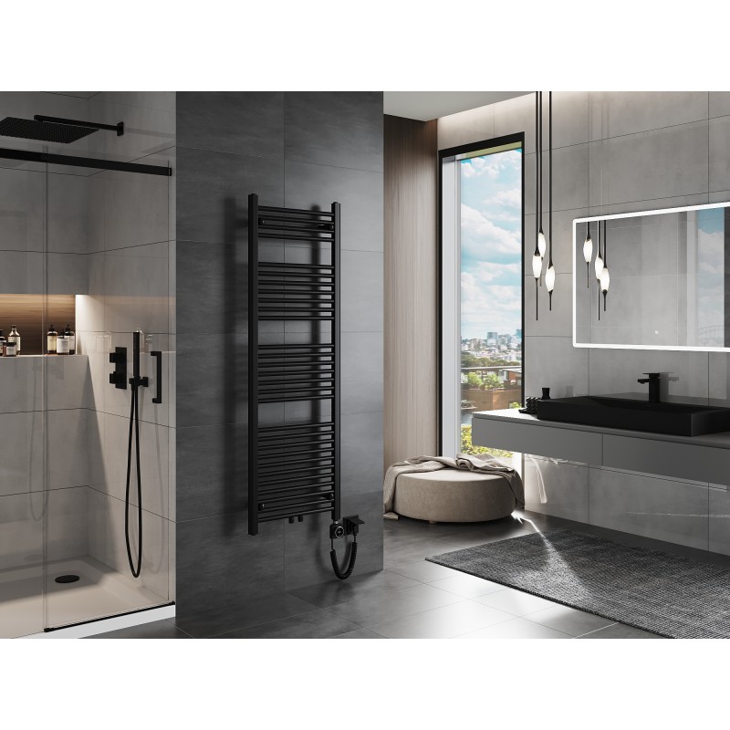 Mexen Mars Electric Radiator 1500 x 500 mm, 600 W, Black - W110-1500-500-6600-70