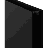 Mexen CHF20 Hygiene Flat radiator 500 x 1400 mm, side connection, 1208 W, black - W420HF-050-140-70