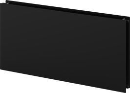 Mexen CHF20 Hygiene Flat Panel Heater 900 x 1300 mm, Side Connection, 1817 W, Black - W420HF-090-130-70