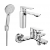 Mexen Milo R40 bathtub set, Chrome - 71303R40-00