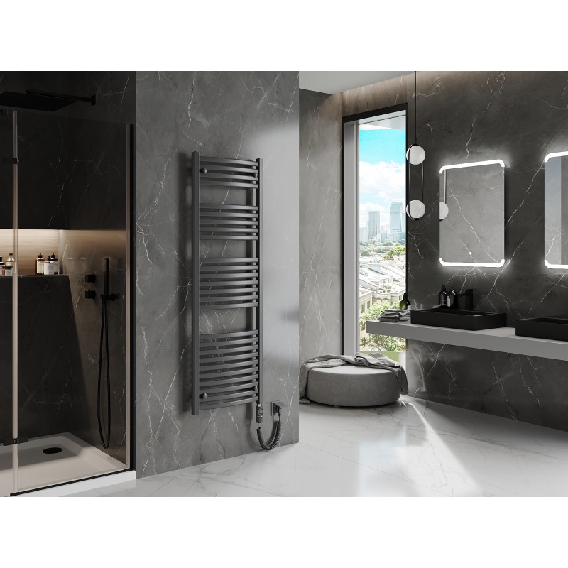 Mexen Helios electric radiator 1500 x 500 mm, 900 W, anthracite - W103-1500-500-2900-66