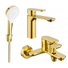Mexen Milo R05 bath set, gold - 71303R05-50