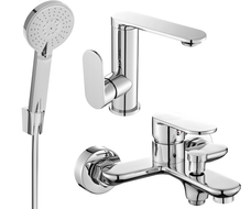 Mexen Milo R40 bathtub set, Chrome - 713053R40-00