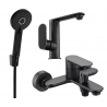 Mexen Milo R40 Bath Set, Black - 713053R40-70