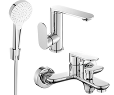 Mexen Milo R05 bathtub set, Chrome - 713053R05-00