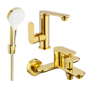 Mexen Milo R05 bath set, gold - 713053R05-50