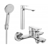 Mexen Milo R40 bath set, chrome - 71313R40-00
