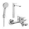 Mexen Milo R40 bathtub set, Chrome - 71313R40-00