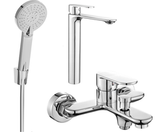 Mexen Milo R40 bathtub set, Chrome - 71313R40-00