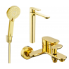 Mexen Milo R40 bath set, gold - 71313R40-50