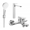 Mexen Milo R05 bathtub set, Chrome - 71313R05-00