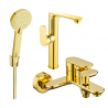 Mexen Milo R40 bathtub set, Gold - 713153R40-50