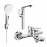 Mexen Milo R05 bath set, chrome - 713153R05-00